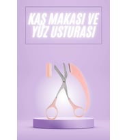 Taraklı Kaş Makası ve Ustura Seti Kaş Düzeltme Makası Kaş Bıyık Alma Aleti