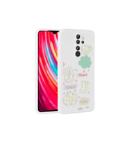 Xiaomi Redmi Note 8 Pro Uyumlu Kılıf Kabartma Figürlü Parlak Zore Toys Silikon Kapak