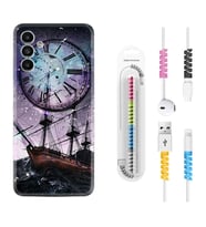Samsung A23 A31 A32 A50 A51 A52 A53 A70 Kılıf Kablo Koruma Spiral Silikon Time 1749