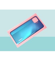 Oppo Reno 4 Lite Uyumlu Arka Kapak Batarya Kapağı - MAVİ
