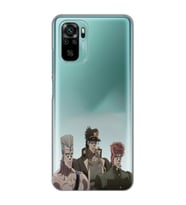 Xiaomi Redmi Note 10 / Note 10S Uyumlu JoJo's Bizarre Adventure Tasarımlı Şeffaf Telefon Kılıfı