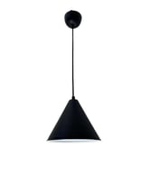 Dylight Retro Siyah Metal Dekoratif Tekli Kafe Mutfak Aydınlatma Avize Çap:23cm