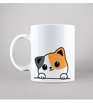 Sevimli Kedi Baskılı Kupa