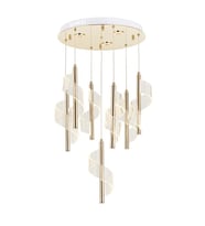 Eray Aydınlatma P7077-6+1 7li Sarkıt Led Avize (Gold)