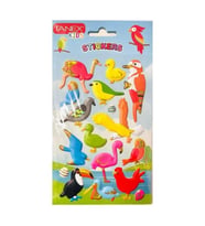 TANEX KIDS TNX-261163 3D PUFFY - KABARTMALI KUŞLAR SERİSİ - 1 ADET