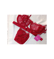 Flowers Bralet Takımı A+ (Kırmızı)