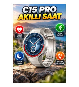 1.43 İnç 46 mm Akıllı Saat – Nabız, Adım Sayar ve Uyku Takibi