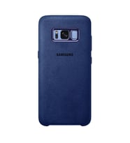Galaxy S8 Plus ile Uyumlu Alcantara Kılıf Lacivert EF-XG955ALEGWW