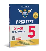 BİLFEN YAYINCILIK 5.SINIF TÜRKÇE PRO TEST SORU BANKASI (YENİ MÜFREDAT)