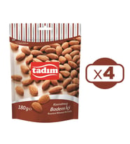 Tadım Kavurulmuş Badem İçi 180 G x 4 Adet