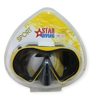 Dalış Maskesi Yetişkin - 51703-SARI - 1 ADET