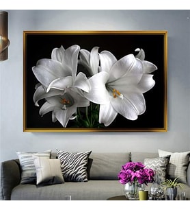 Altın Çerçeveli dekoratif tablo l492 (Gold)