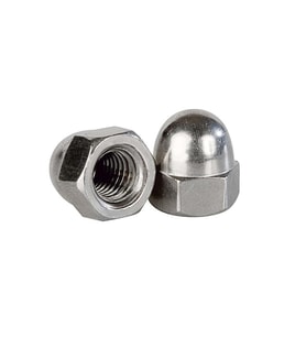 Kör Somun Kaplamalı Metrik 10 mm Beyaz 10'lu Paket