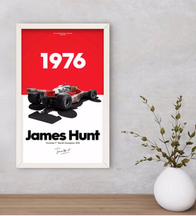 BK Gift Formula 1 Tasarımlı Dekoratif Ahşap Beyaz Çerçeveli Tablo-3