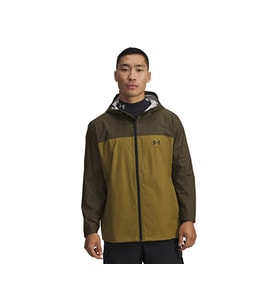 Under Armour Cloudstrike Colorblock Jkt Erkek Outdoor Yağmurluk Ceket 1381880-308 Yeşil