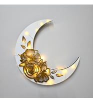 Moon Flower - Led Işıklı Duvar Dekoru
