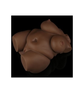 Streetgirl's #7 Black Fat Tombul Yarım Vücut Mastürbatör