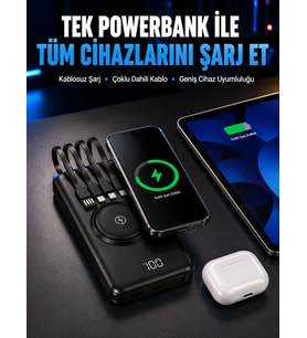 Akıllı Koruma Sistemli Powerbank – Hızlı, Güvenli ve Modern