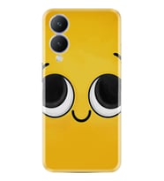 Vivo Y17S Kılıf Resimli Desenli Silikon Platinium Series Yellow 1831
