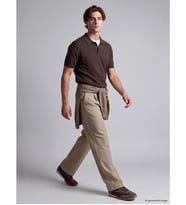 LCW Vision Bej Relax Fit Erkek Pileli Pantolon