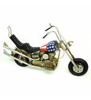 Nostaljik Chopper Metal Motosiklet