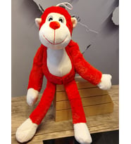 ÇOK SEVİMLİ RENKLİ MAYMUNLAR 45 CM