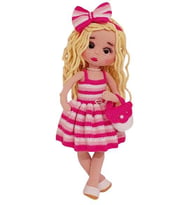 Şeker Barby Bebek Amigurumi Organik Oyuncak