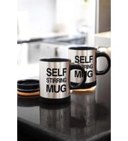 Yazılı Mug Kupa Karıştırıcı Özelliği Ve Paslanmaz Çelik