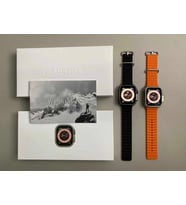 GS Ultra 8 Max Akıllı Saat 49mm Kordon Kilitli Vidalı 1:1 Kasa Tasarımı (Siyah)