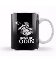 Awesome Sons of Odin Norse Vikings Kupa Bardak Porselen