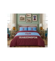 YENİ SEZON LİSANSLI TRABZON-SPOR ARMA ÇİFT KİŞİLİK NEVRESİM TAKIMI