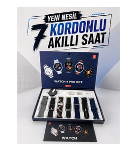 Watch 4 Pro Akıllı Saat – Uyku Analizi, Nabız ve Aktivite Takibi, Bluetooth Bağlantı