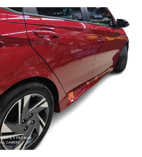 Hyundai i20 (2014 - 2020) Custom Yan Marşpiyel Seti (Plastik)