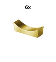 6'lı Çelik Gold Chopstick ve Çatal Standı Seti, şık ve dayanıklı tasarım