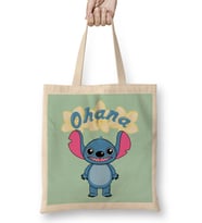 Cute Alien Stitch Ohana Bez Çanta Uzun Saplı