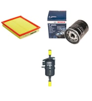 Bosch Filtre Bakım Seti Fiat Albea 1.2 2001-2007 Benzin Hava + Yağ f. + Yakıt Filtre Bosch