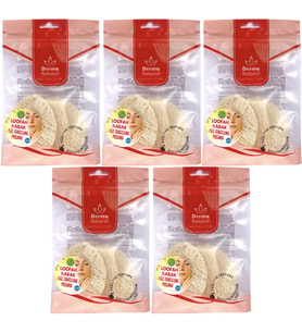 Derma Naturel Loofah Yüz Temizleme (Sivilce ve Siyah Noklar için) Peeling MS-06 (5 Li Set)