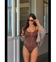 Night Kadın Slip Kalıp Body Örme Orta Destek