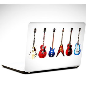 Gitarlar Laptop Sticker 19 inch (40,5X27CM)
