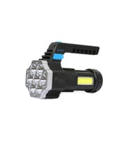 PS-3879 USB Şarj Göstergeli Şarj Edilebilir 7*XPE +COB Led El Feneri