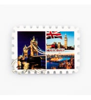 İngiltere Londra Temalı Pul Magnet (Karışık)