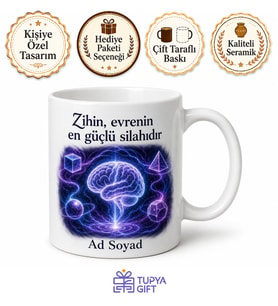 Doğa Üstü Güçler Telekinezi Zihin Okuma Fantastik Kurgu Baskılı Kupa Hediye