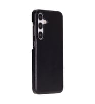 Samsung Galaxy S25 Plus Uyumlu, Hakiki Deri, El Yapımı Arka Kapak, Kömür Siyah
