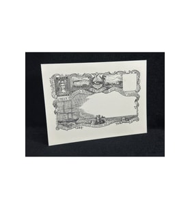 1980 Stamp Collecting Magazine Postcard - Ocean Penny Postage No. 4 - Unposted İngiltere Kartpostal