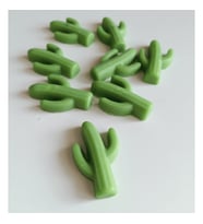 Aromatik Buhurdanlık Mumu Yeşil Pati Desen Sandal Ağacı kokulu 80gr (Açık Yeşil)