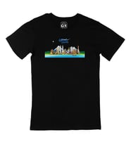 Around The World Siyah Tişört