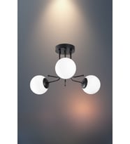 Vireon Sarkıt Avize– 4 Farklı Renk Seçenekli Modern Tasarım Avize (Siyah)