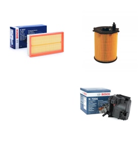 Bosch Filtre Bakım Seti Peugeot 407 1.6 HDI Dizel 2008+ Hava + Yağ f. + Yakıt Filtre Bosch