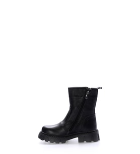 Hakiki Deri Kürklü  Unisex Çocuk Kar Bot 612KFA1634-2 (Siyah)