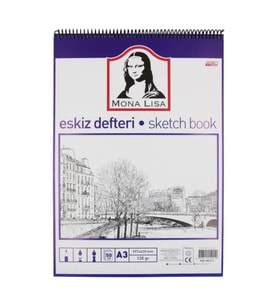 Monalisa Eskiz Defteri A3 120 g 50 Yaprak Telli (MN13-3)